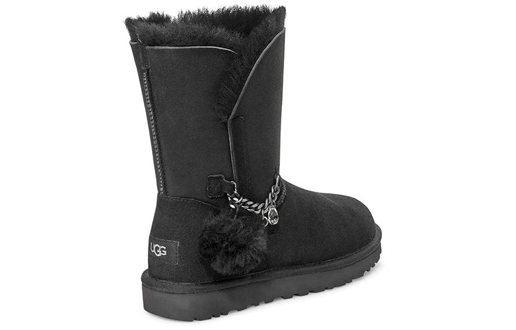 (WMNS) UGG Classic Mini Charms Black 1103765-BLK
