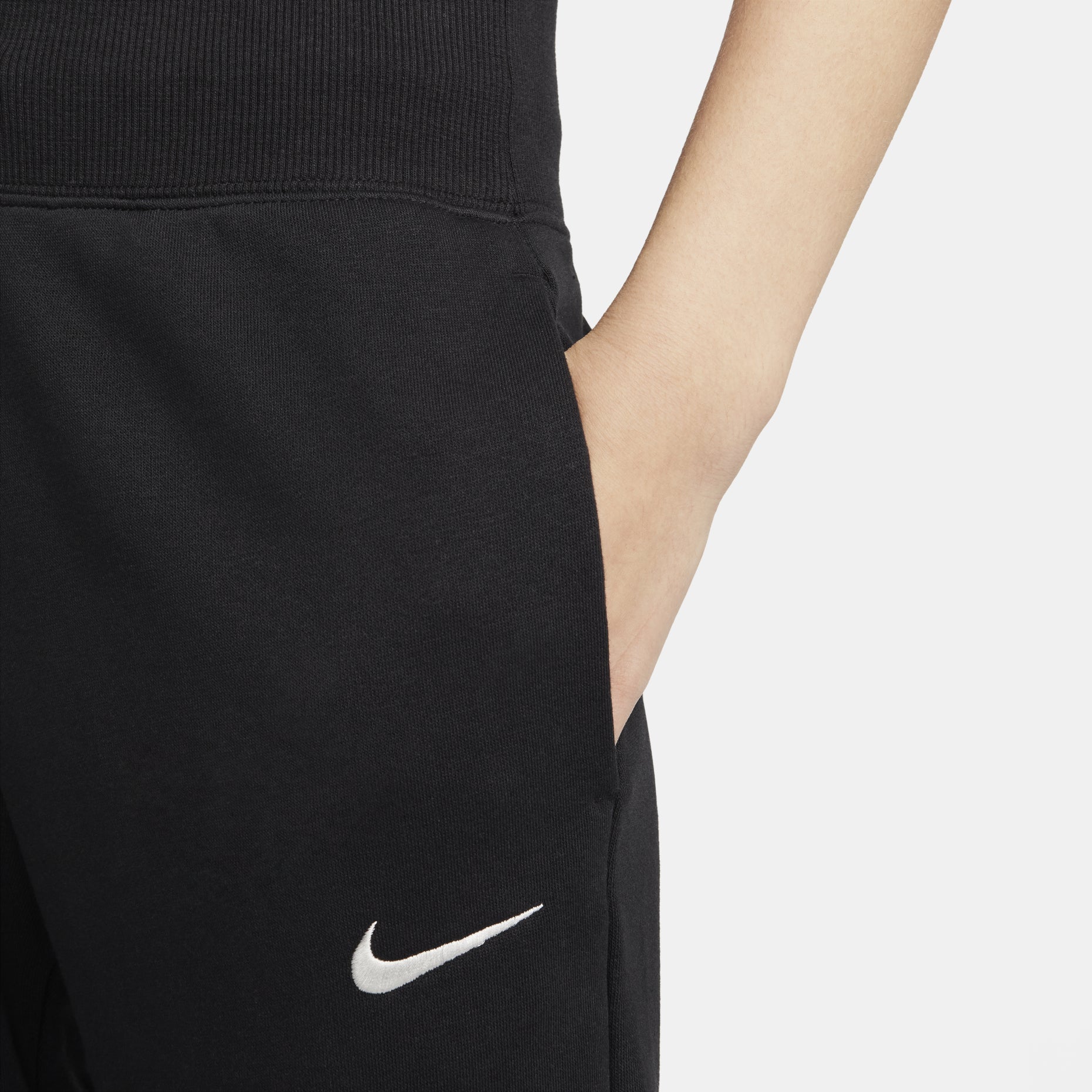(WMNS) Nike Sportswear Phoenix Fleece Pants 'Black' FZ7208-010