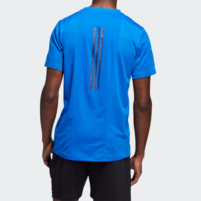 adidas HEAT.RDY 3-Stripes Tee 'Blue' FM2104