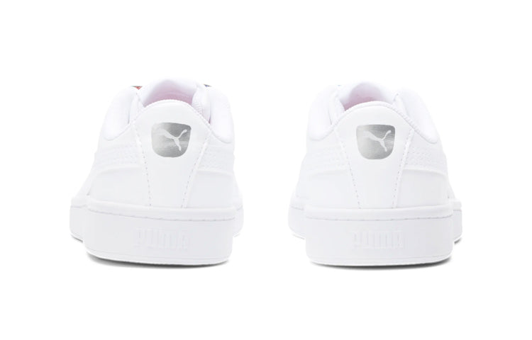 (PS) PUMA Vikky v2 Rainbow Leisure Board Shoes White 381512-01