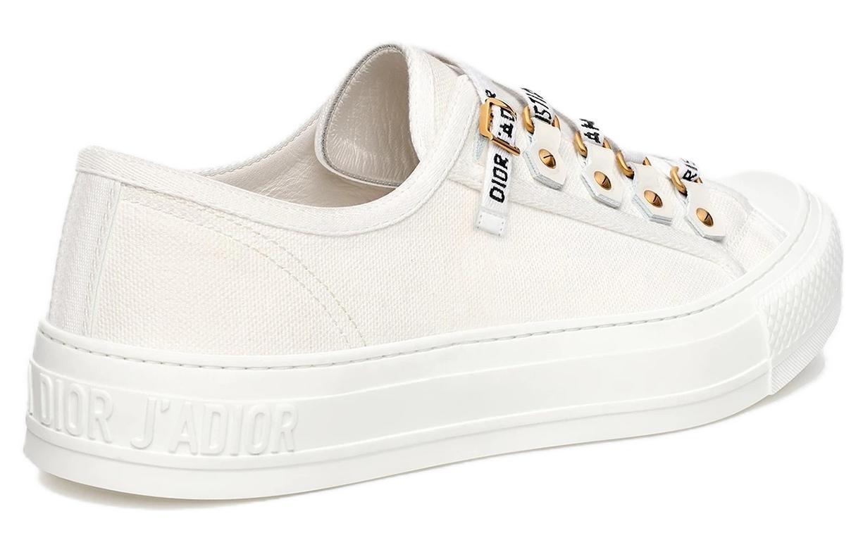 (WMNS) Dior Walk'N'Dior Low Top 'White Canvas' KCK177CVA_S06W