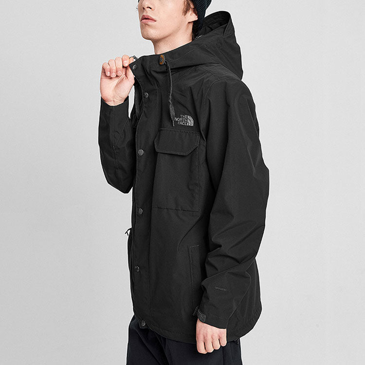 THE NORTH FACE Dryvent Down Puffer Hood Jacket 'Black' NF0A497F-JK3
