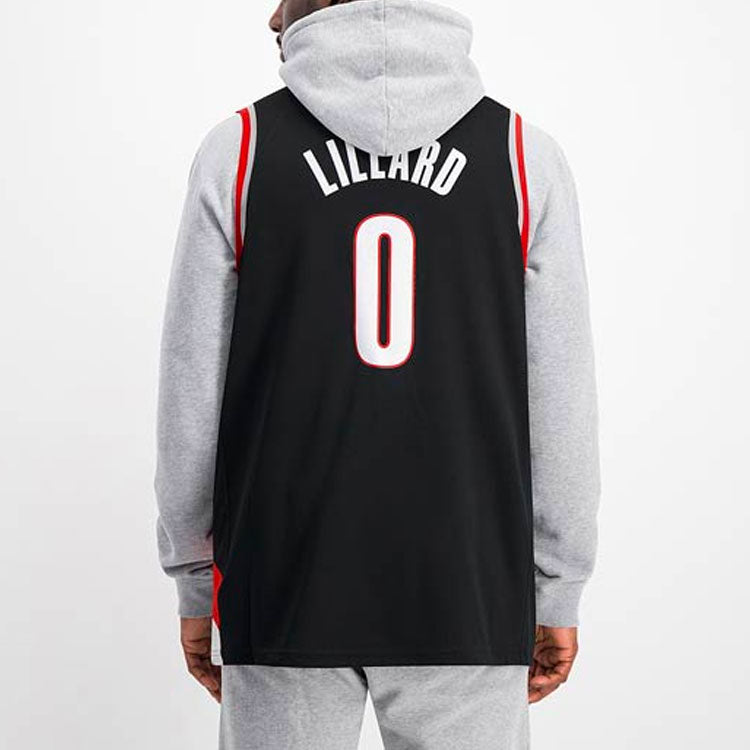 Nike NBA Basketball Jersey/Vest Jersey SW Fan Edition Blazers Lillard 0 Black CW3680-010