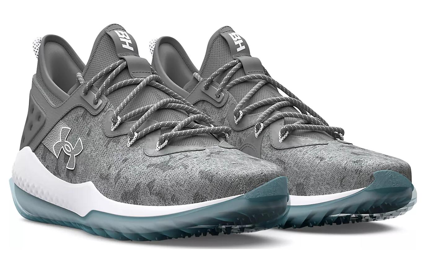 Under Armour Harper 8 Turf Baseball Shoes 'Baseball Grey' 3026593-100