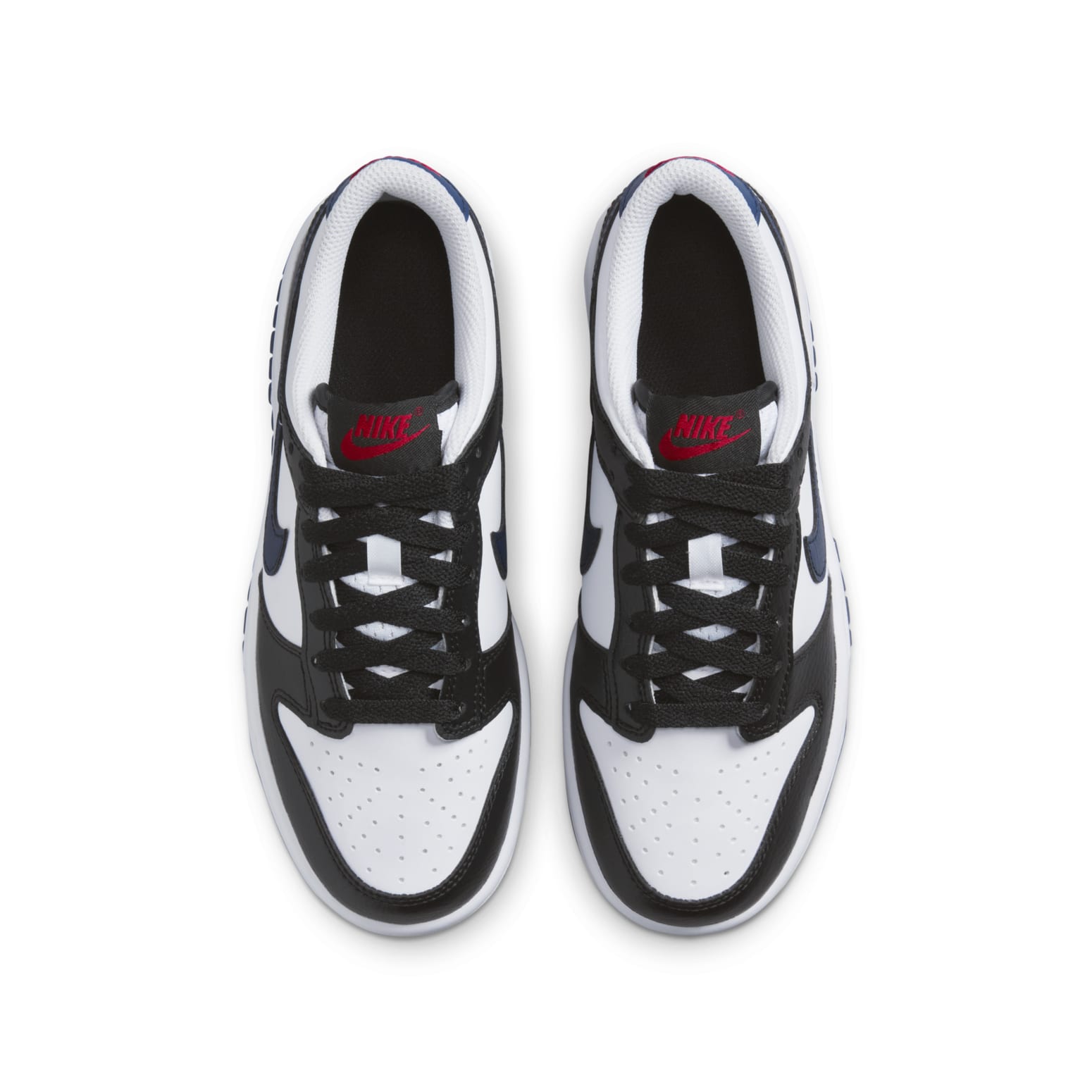 (GS) Nike Dunk Low 'Black White Midnight Navy' HJ9202-001