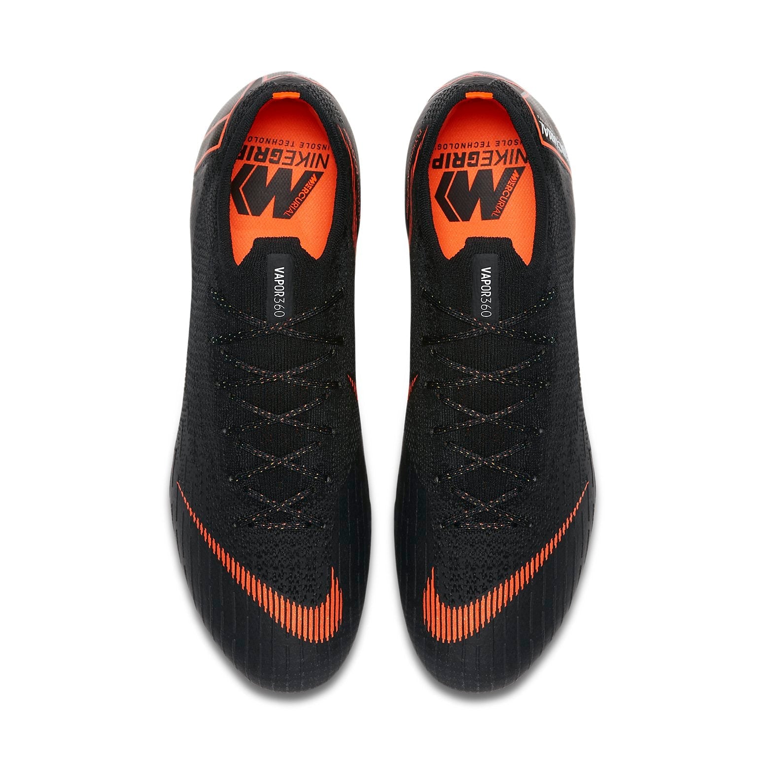 Nike Mercurial Vapor 12 Elite SG PRO AC 'Black Orange' AH7381-081