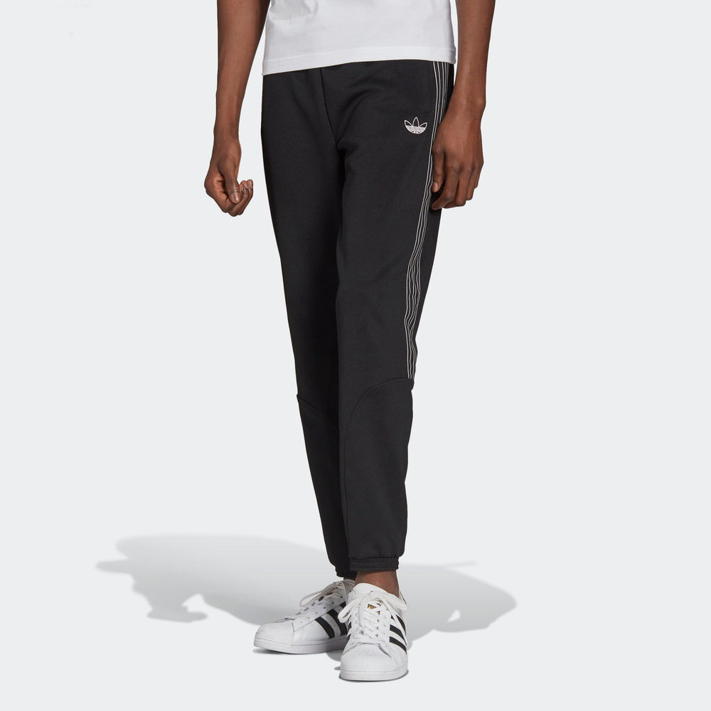 adidas originals Sprt Poly Tp Stripe Sports Long Pant Male Black GN2445