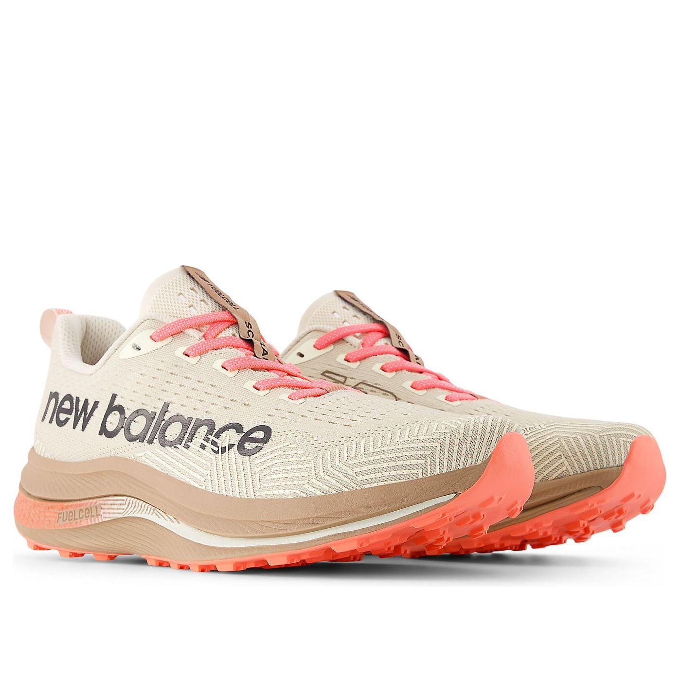 New Balance FuelCell SuperComp Trail 'Bisque Urgent Red Black' MTTRXUR1