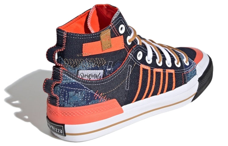 adidas Nizza Hi Dl 'Blue Orange White' FZ5238