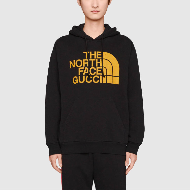 Gucci x THE NORTH FACE Crossover Printing Hoodies Pullover Long Sleeves 'Black' 651724-XJDCM-1131