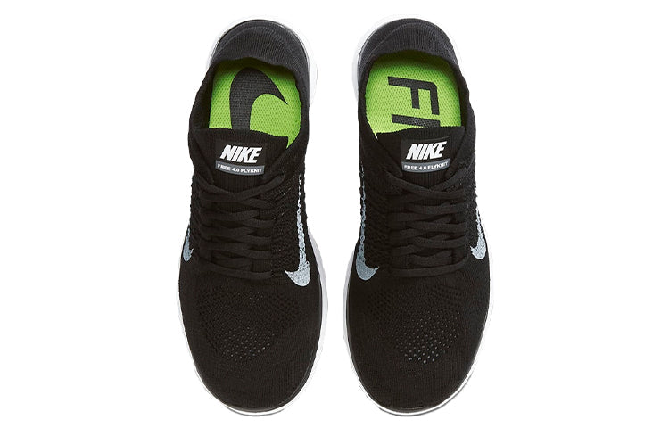 Nike Free 4.0 Flyknit 'Black White Grey' 631053-001