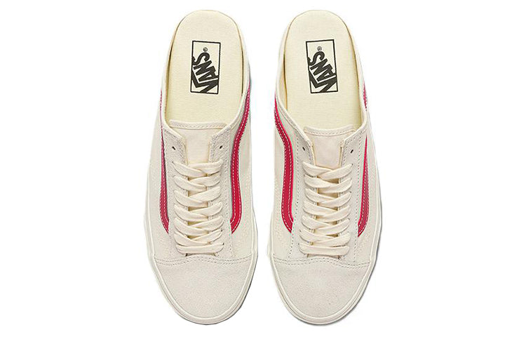 Vans Style 36 Mule Low Tops Casual Skateboarding Shoes Unisex White Red VN0A7Q5YOXS