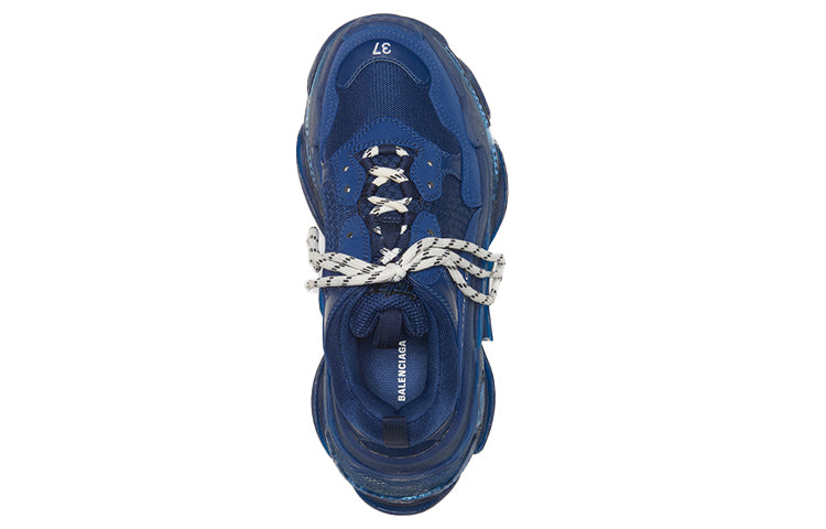 (WMNS) Balenciaga Triple S 'Clear Sole Navy' 544351W2CE14107