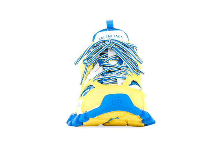 Balenciaga Track 1.0 LED Sneakers 'Yellow Blue' 555036W3AD37049