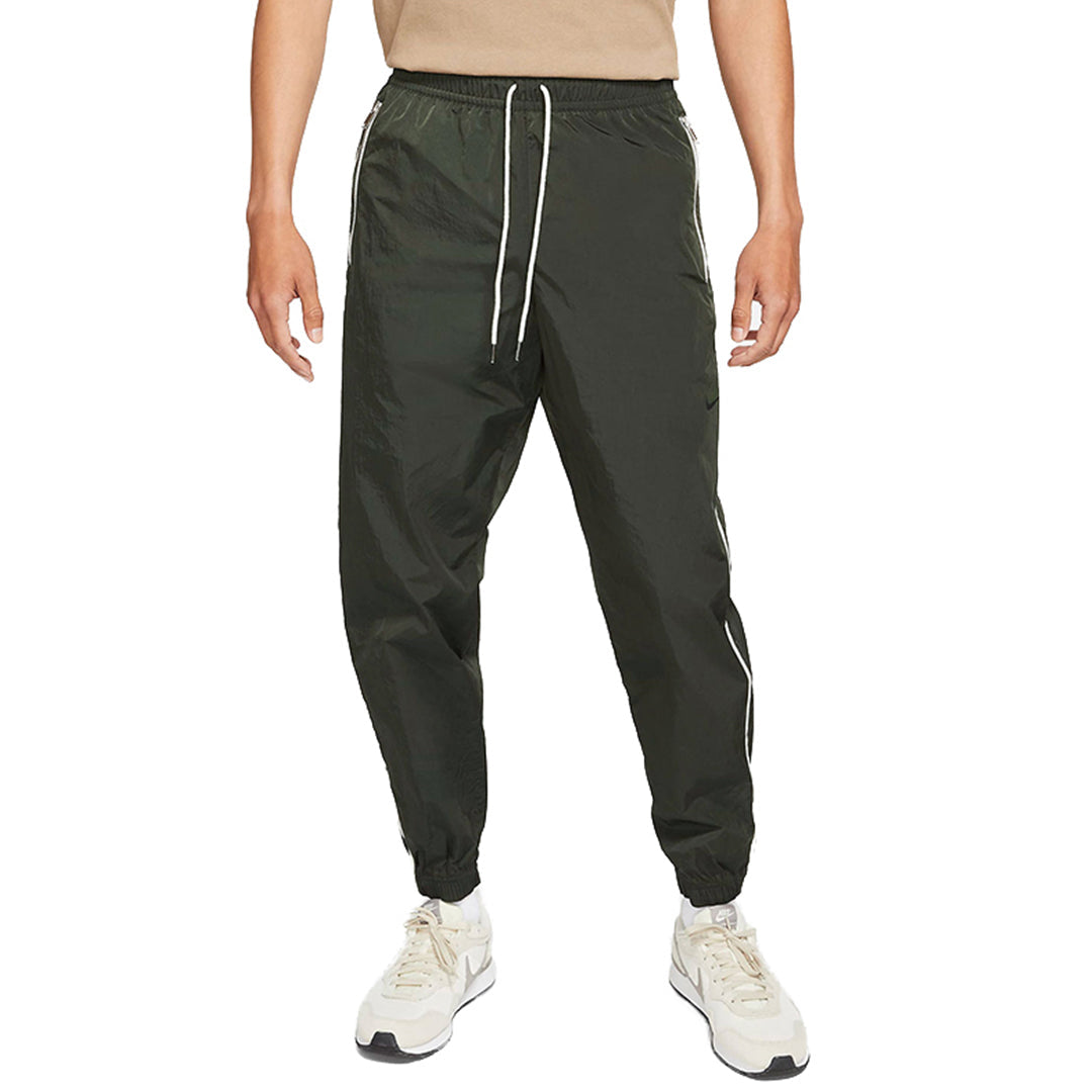Men's Nike Running Training Breathable Bundle Feet Sports Pants/Trousers/Joggers Olive Green DD7037-355