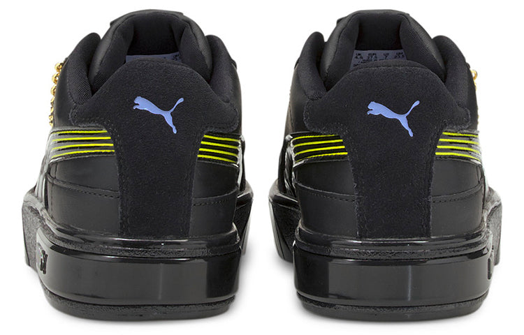 (WMNS) PUMA Cali Star Dark Dreams Sneakers Black/Yellow 380654-01