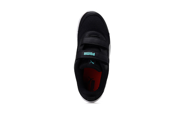 (PS) PUMA Racer IDP Running Sneakers Black/Slivery 374601-03