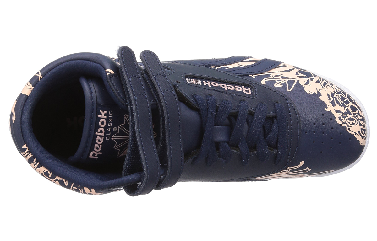 (WMNS) Reebok Freestyle Graphics Hi 'Blue Pink' M45603