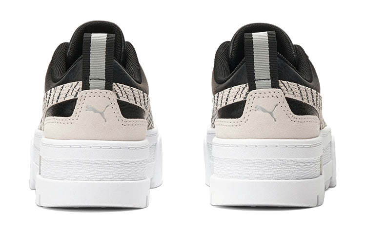 (GS) PUMA Mayze Zebra 'Black Silver Ivory Glow' 383225-01