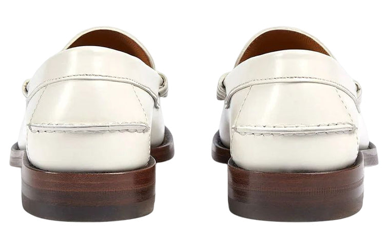 (WMNS) Gucci GG Supreme tassel loafers 'White' 694866-17X50-9071