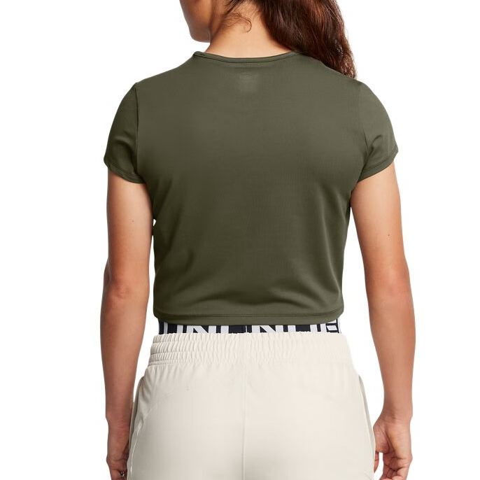 (WMNS) Under Armour Meridian Baby T-shirt 'Olive Green' 1387729-390