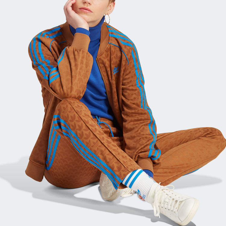(WMNS) adidas Adicolor 70s SST Track Pants 'Brown' IK7875