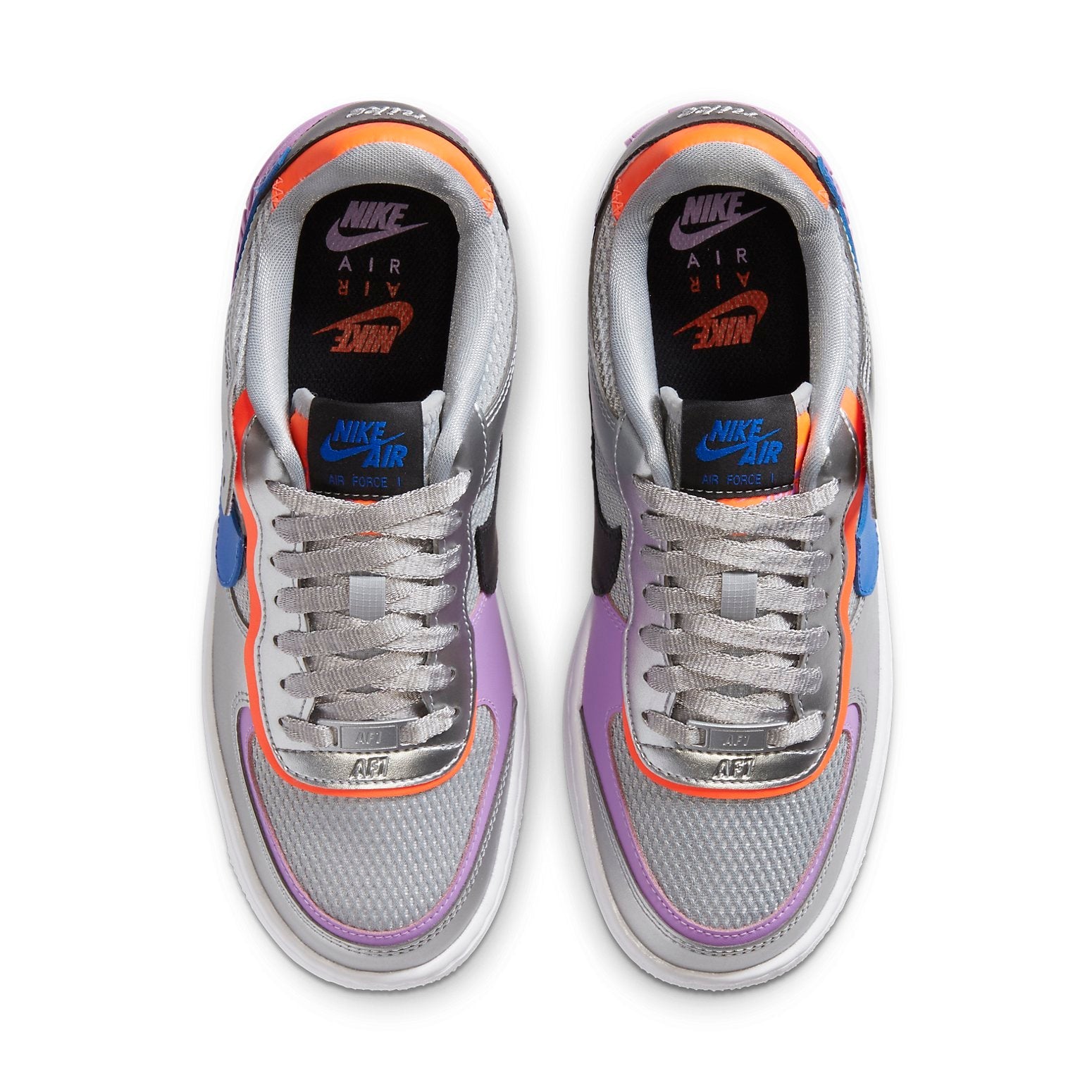 (WMNS) Nike Air Force 1 Shadow 'Metallic Silver' CW6030-001