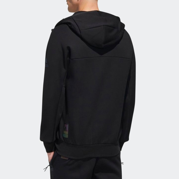 adidas O1 Htt Music Casual Sports Hooded Jacket Men Black FM9386