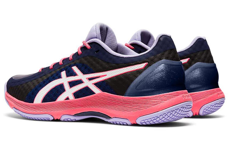 (WMNS) ASICS Netburner Super FF (D) Running Shoes Black/Pink 1072A013-408