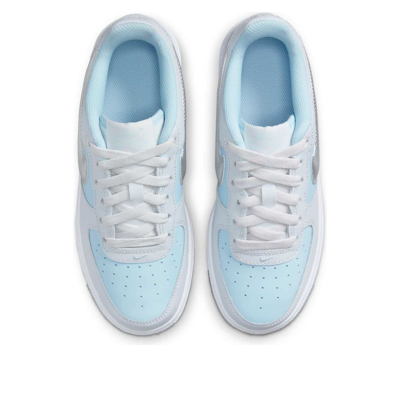 (GS) Nike Air Force 1 Low 'Pure Platinum Glacier Blue' HQ3249-043