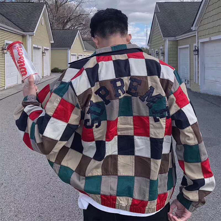 Supreme Patchwork Harrington Jacket 'Multi-Color' SUP-SS19-073