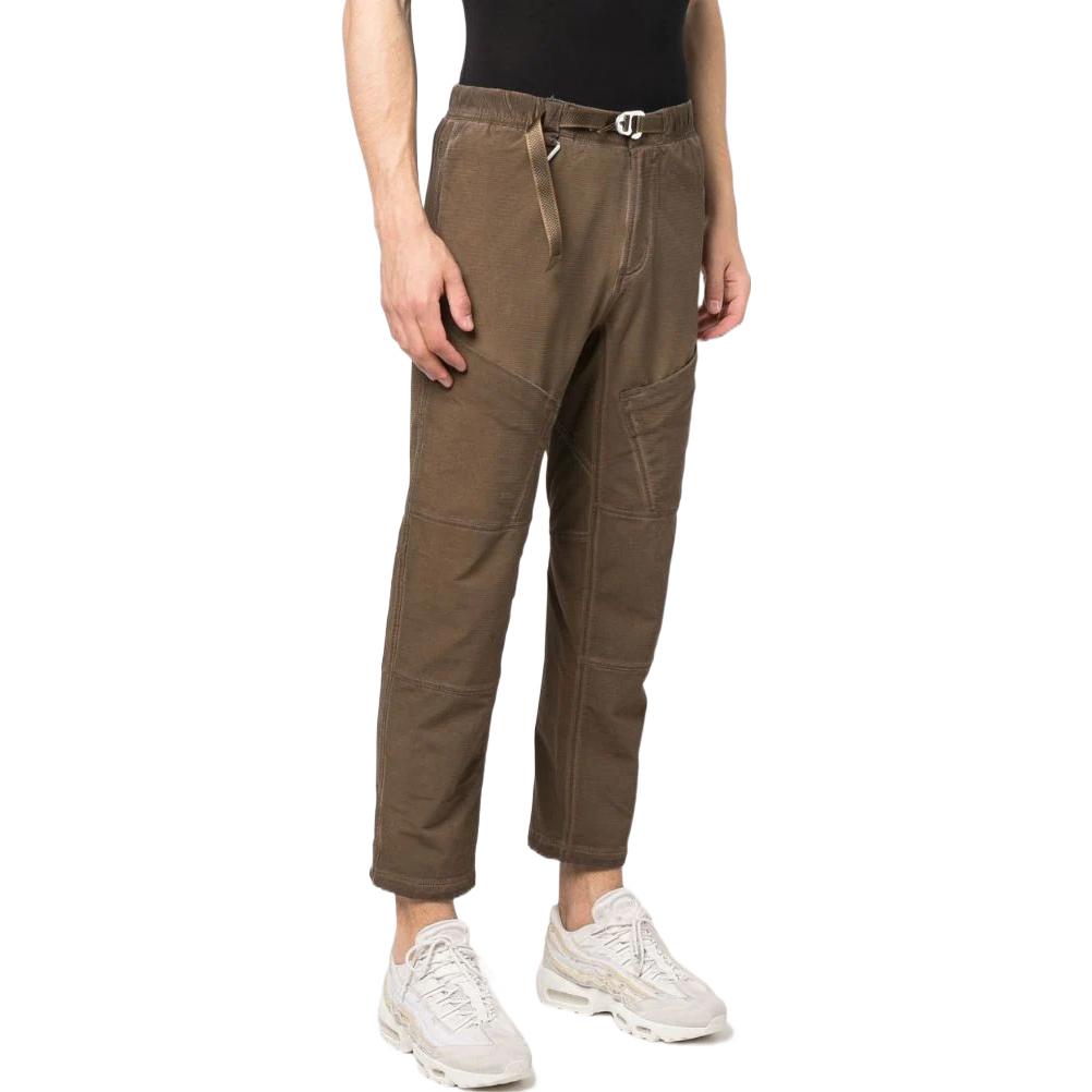 Men's Nike Side Brand Logo Embroidered Straight Casual Pants/Trousers Brown DH3107-242