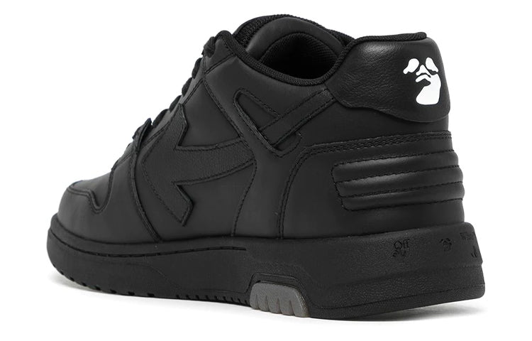 Off-White Out Of Office For Walking Low-Tops 'Black White' OMIA189C99LEA0021001