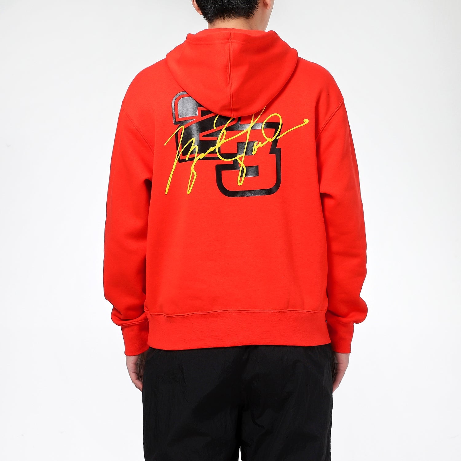 Men's Air Jordan Sport DNA Logo Printing Fleece Pullover Red CV2785-673