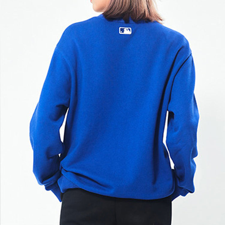 MLB Los Angeles Dodgers Long Sleeves Classic Logo Embroidered Athleisure Casual Sports Round Neck Unisex Blue 31MTZ1941-07U