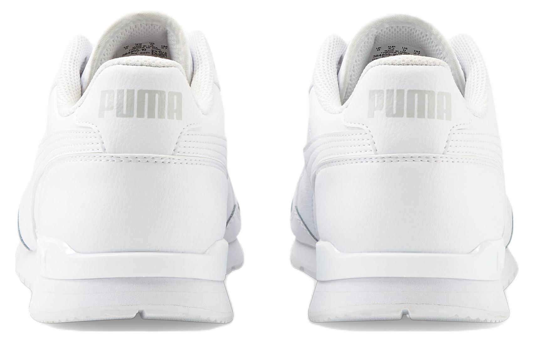 PUMA ST Runner v3 Leather 'White Grey Violet' 384855-10