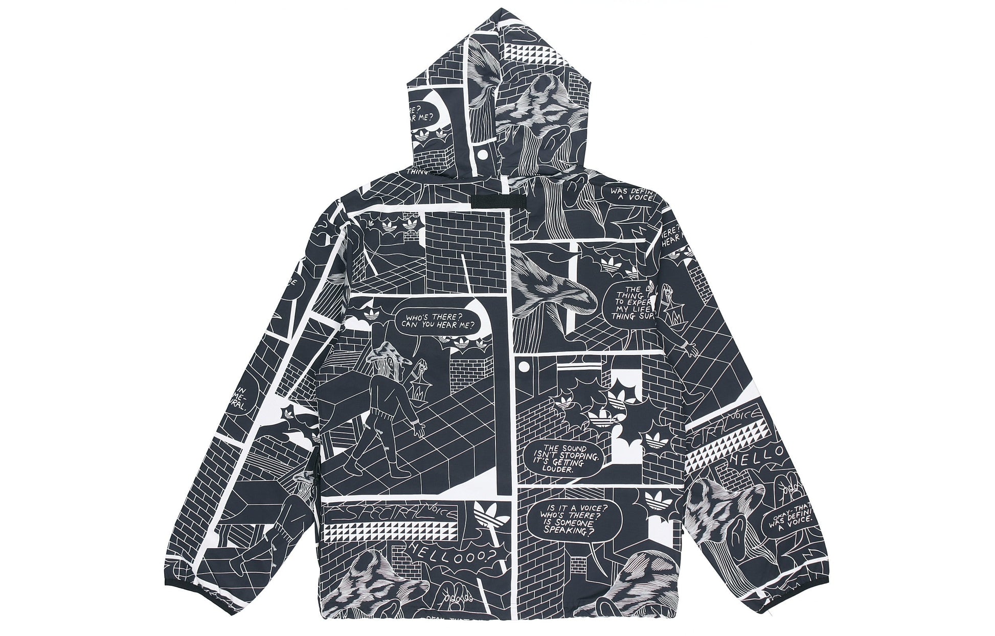 adidas originals R.Y.V. Graphic Windbreaker For Men Black GN3333