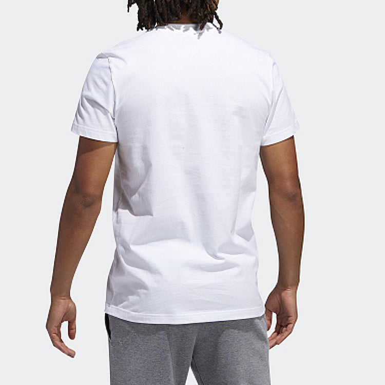 adidas ROSE GU TEE Basketball Sports Short Sleeve White FM4772