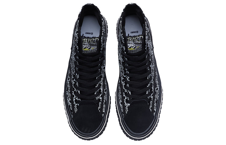 Li-Ning Classic Canvas Hi x Disney 'Black White' AGCR179-1