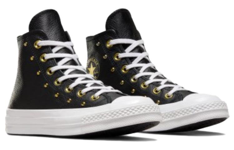 (WMNS) Converse Chuck 70 Hi 'Black White Gold Metallic' A06809C