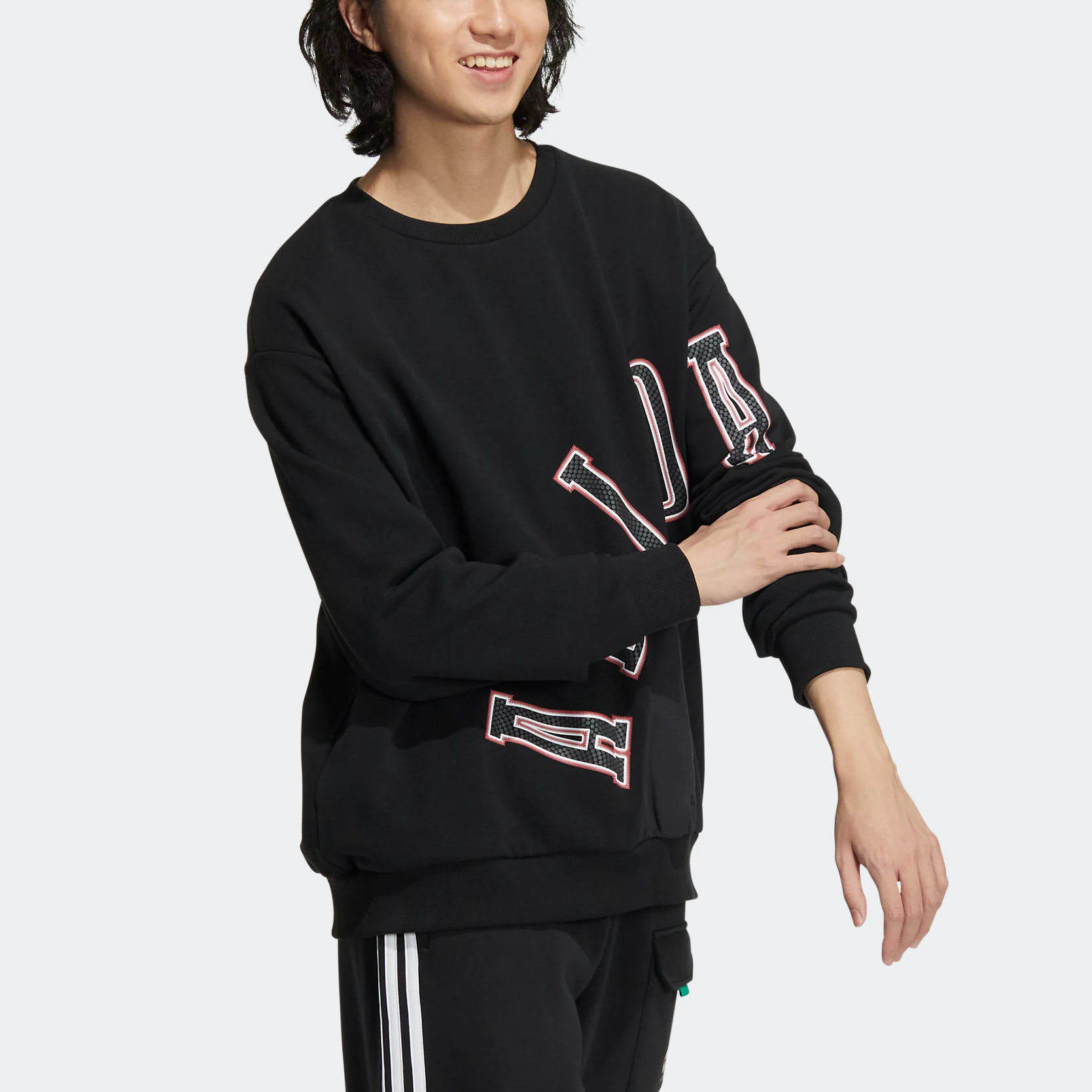 adidas Neo Basketball Sweatshirts 'Black' HM9984