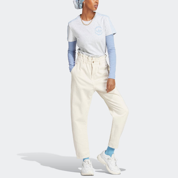 (WMNS) adidas originals Graphic T-Shirt 'Light hemp gray' IC7981