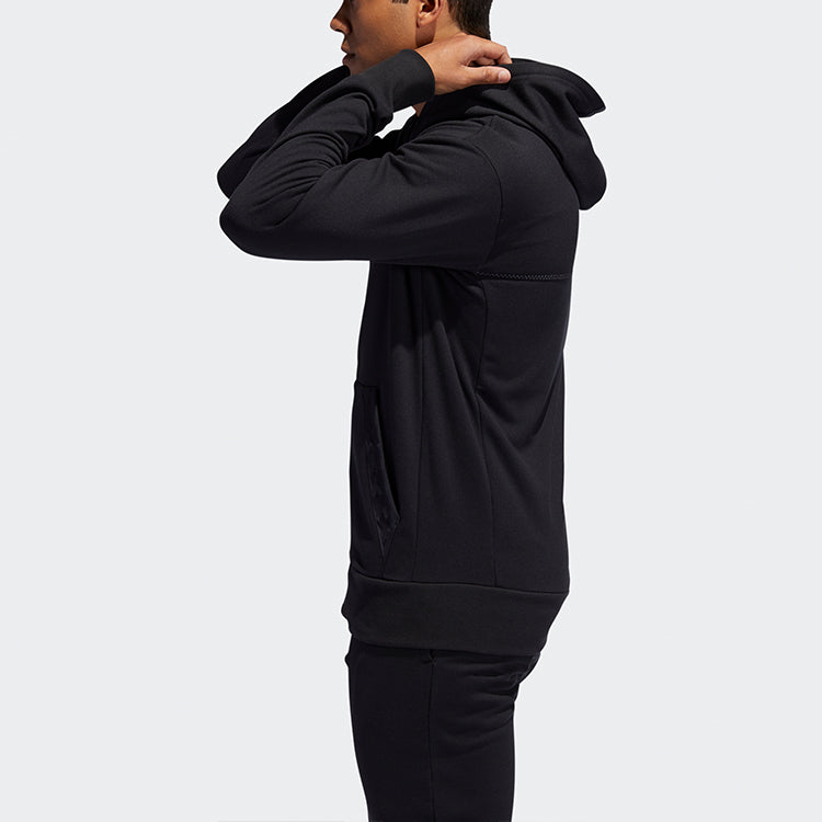 adidas Rose Wntr Hood Basketball Hooded Jacket Black EC6236
