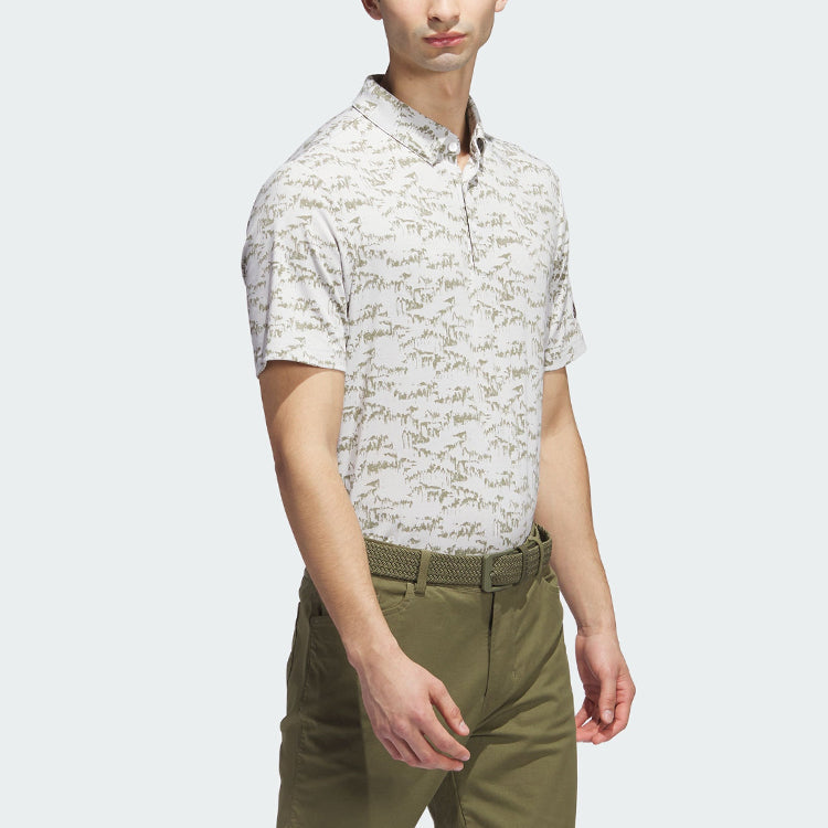 adidas Go-To Printed Polo Shirt 'White' II7837