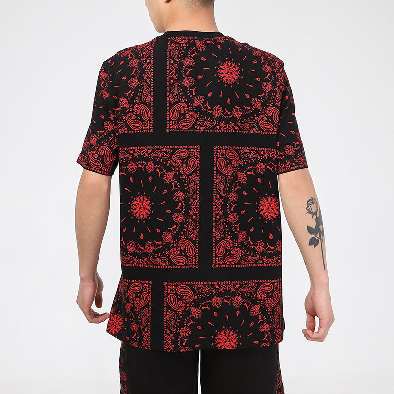 PUMA OB All Over Print T-Shirt 'Red' 532652-01