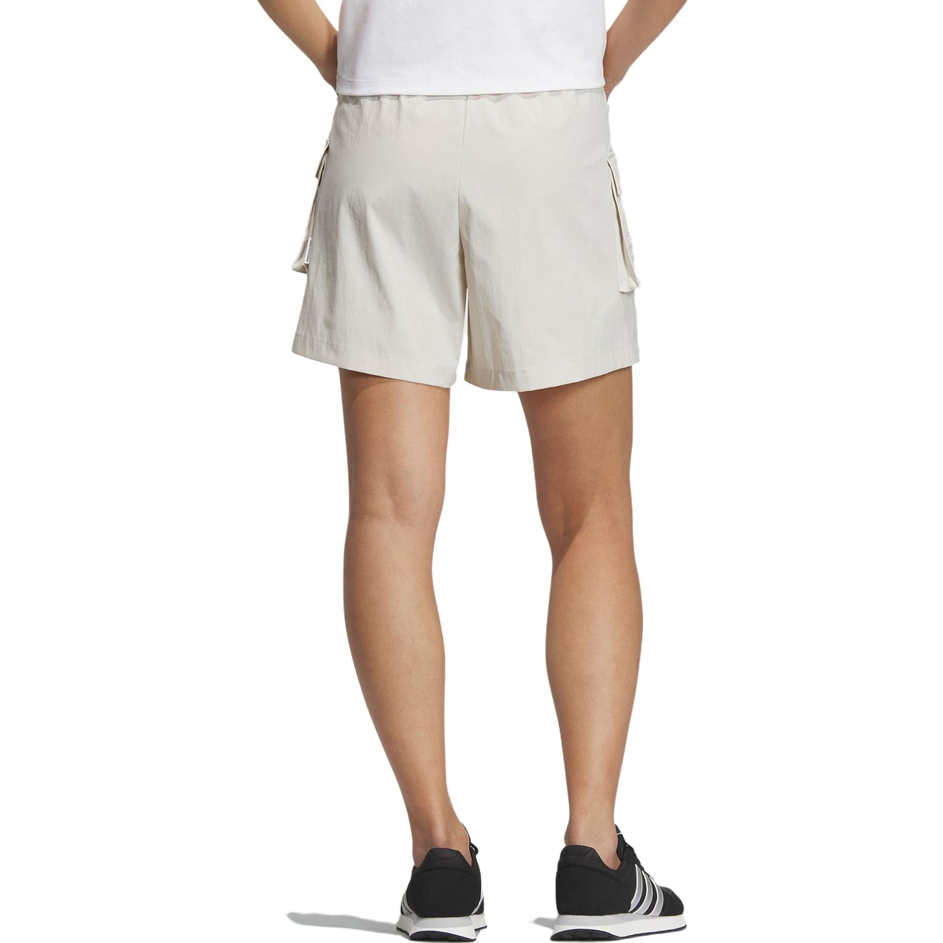 (WMNS) adidas Cargo Loose Water Repellent Pockets Shorts 'Gray White' IS7408