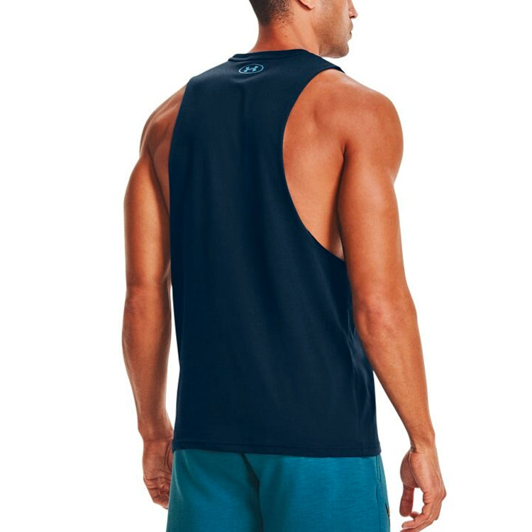 Under Armour Project Rock Tank Top 'College Navy' 1357185-408