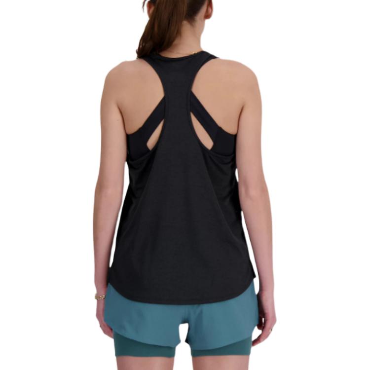 (WMNS) New Balance Athletics Tank Asia Sizing 'Black' WT41250-BKH