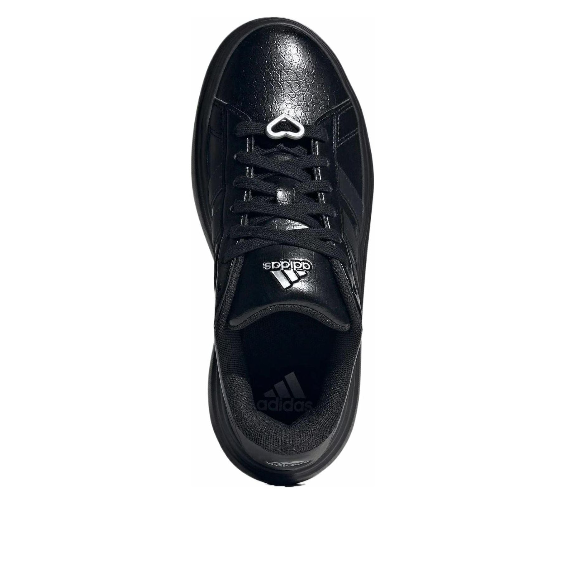 (WMNS) adidas Grand Court Platform 'All Black' JH8668