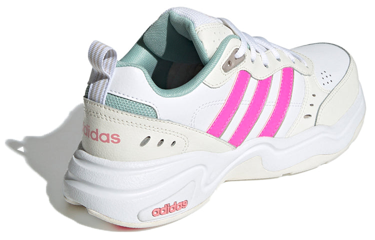 (WMNS) adidas neo Strutter 'White Pink Green' H05535